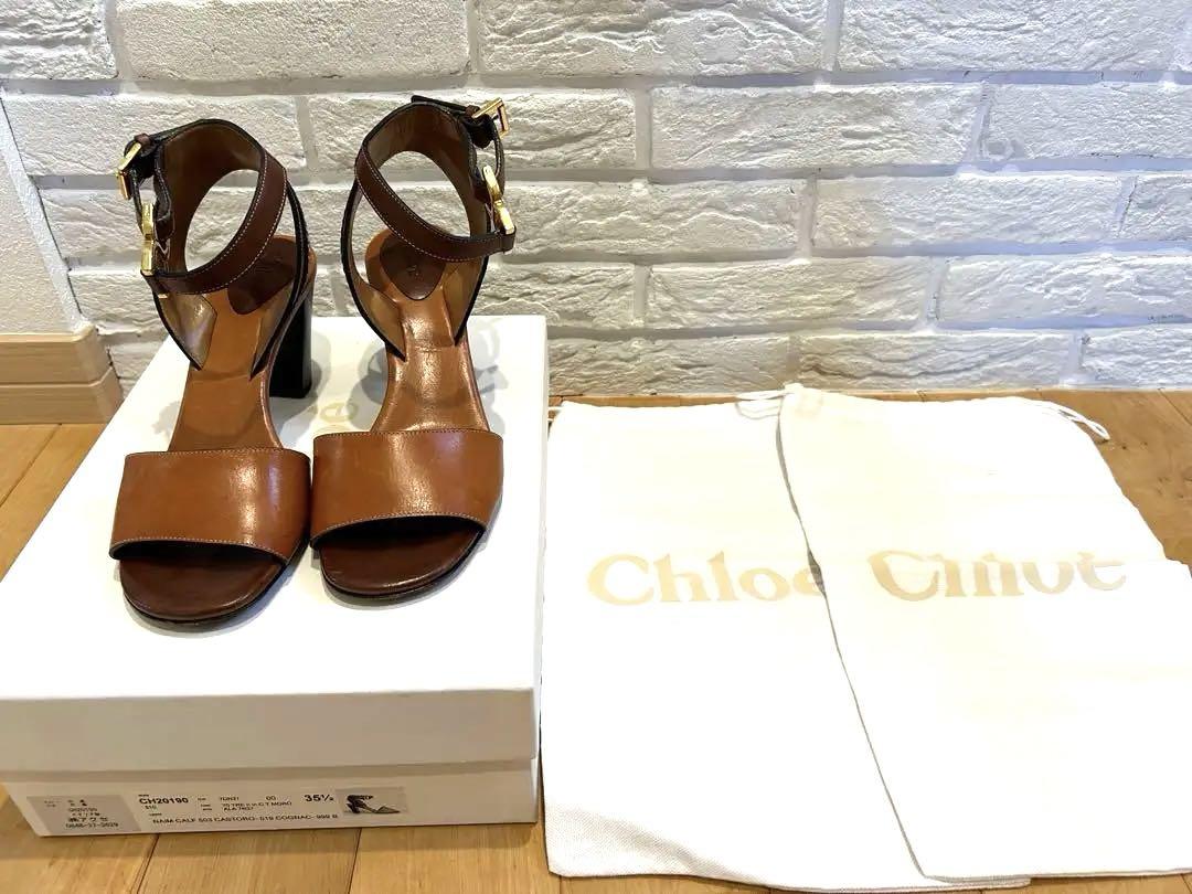 クロエ Chloe サンダル ストラップサンダル 22.5 - メルカリ