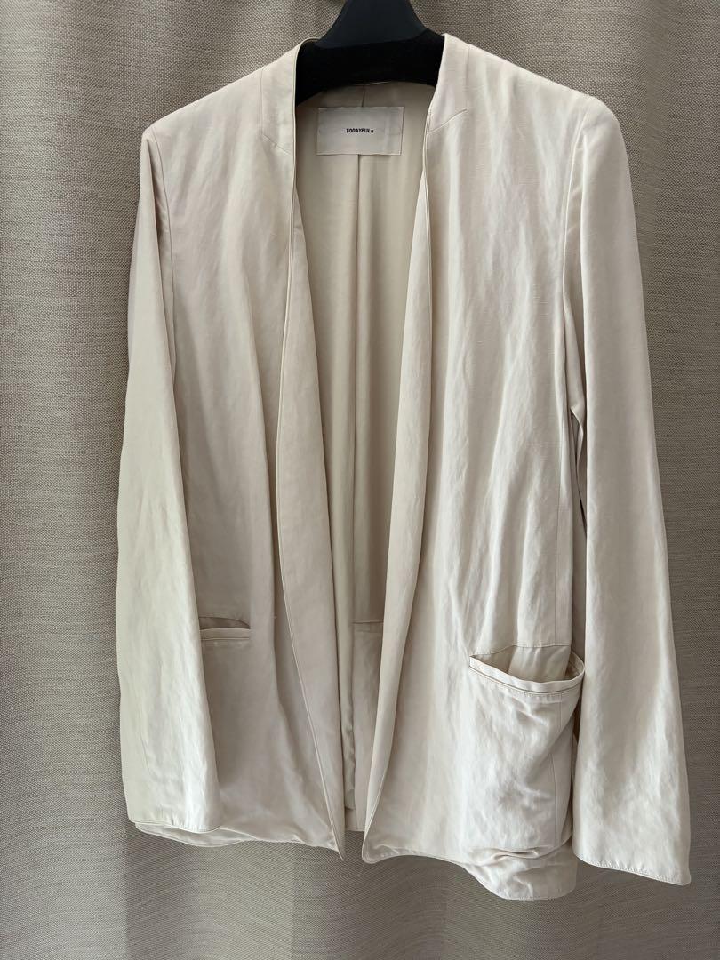 Piping Linen Jacket パイピングリネンジャケット