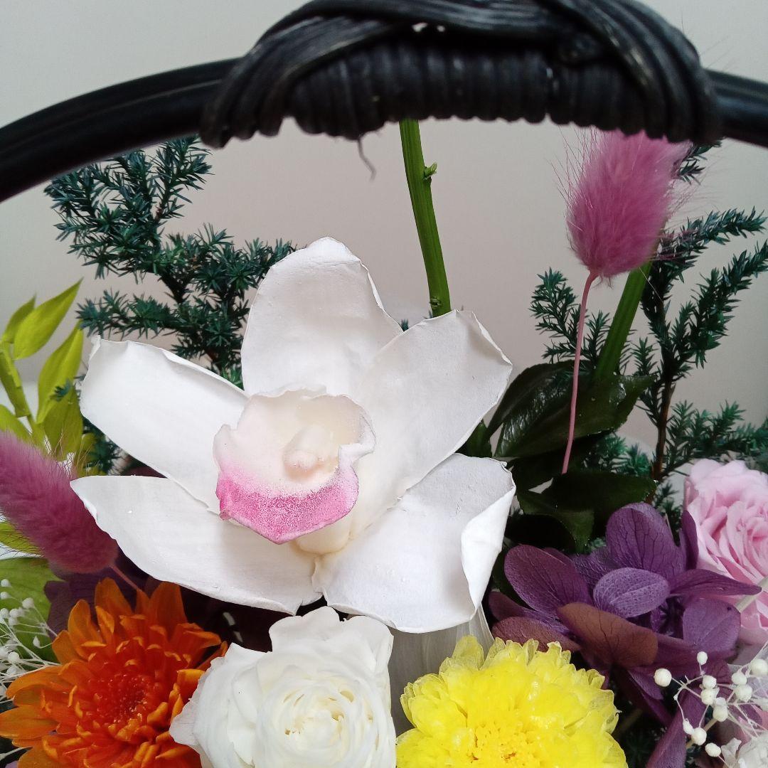 かご活け お供え花
