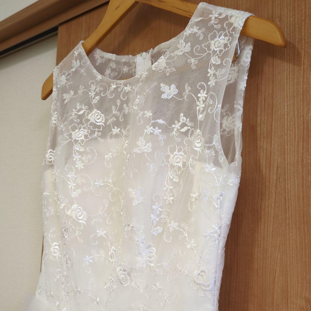 二次会ドレス 前撮りドレス Aライン チュールドレス 可愛い 二次会 前撮り