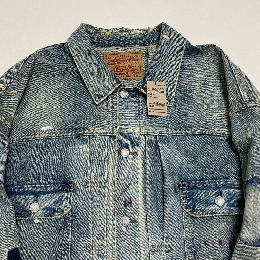 ジャケット・アウター SAINT Mxxxxxx x BERBERJIN BJDENIM JACKET