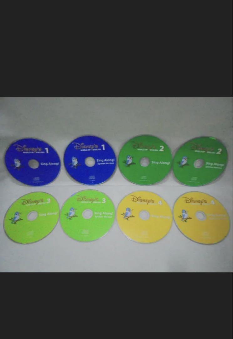 DWEワールドファミリーシングアロングCDのみ8枚ケースなしキズ
