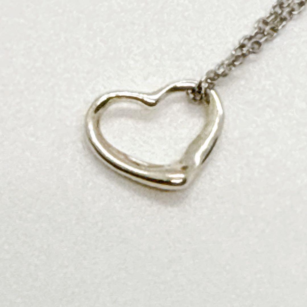 美品 社外チェーン】TIFFANY&Co. オープンハート ネックレス