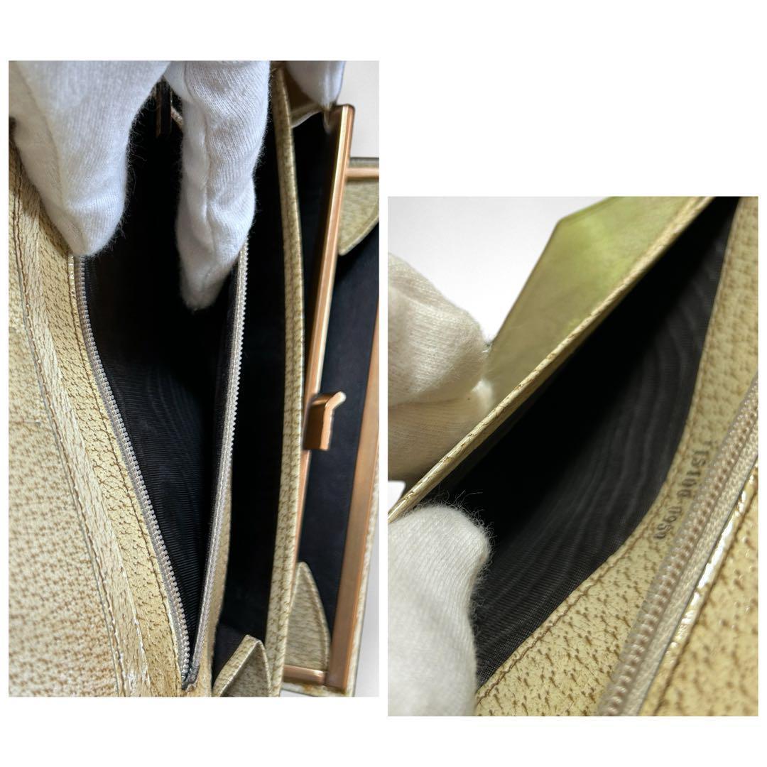 GUCCIグッチ　GGキャンバス　長財布【USED】