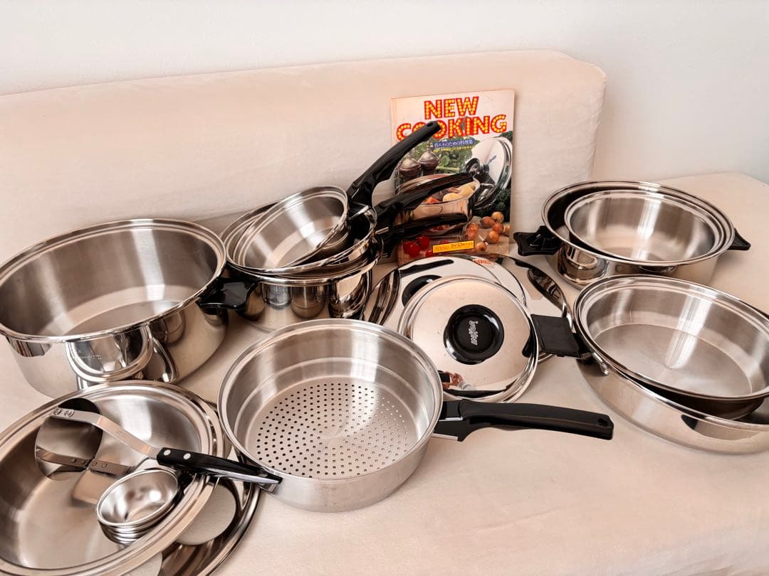 INKOR インコア ステンレス鍋たくさんセット ガス目立った傷や汚れなし