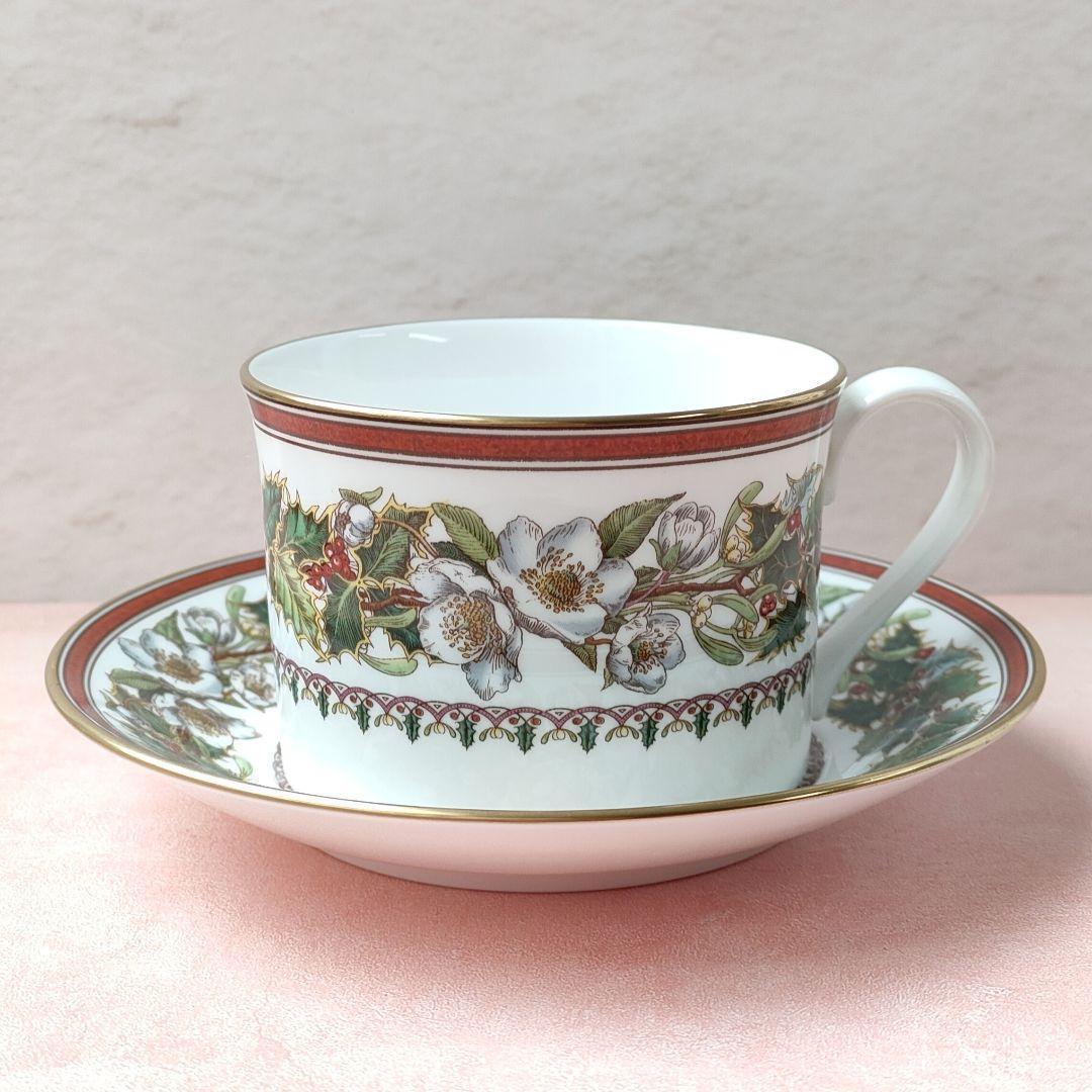 566 スポード クリスマスローズ 英国製 カップ＆ソーサーspode