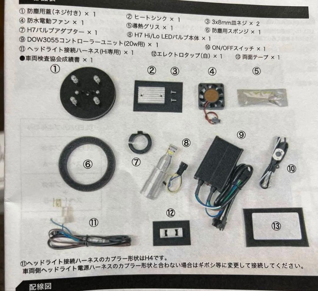 PROTEC（車、バイク） 即納 プロテック ZX-10R等用 LEDヘッド