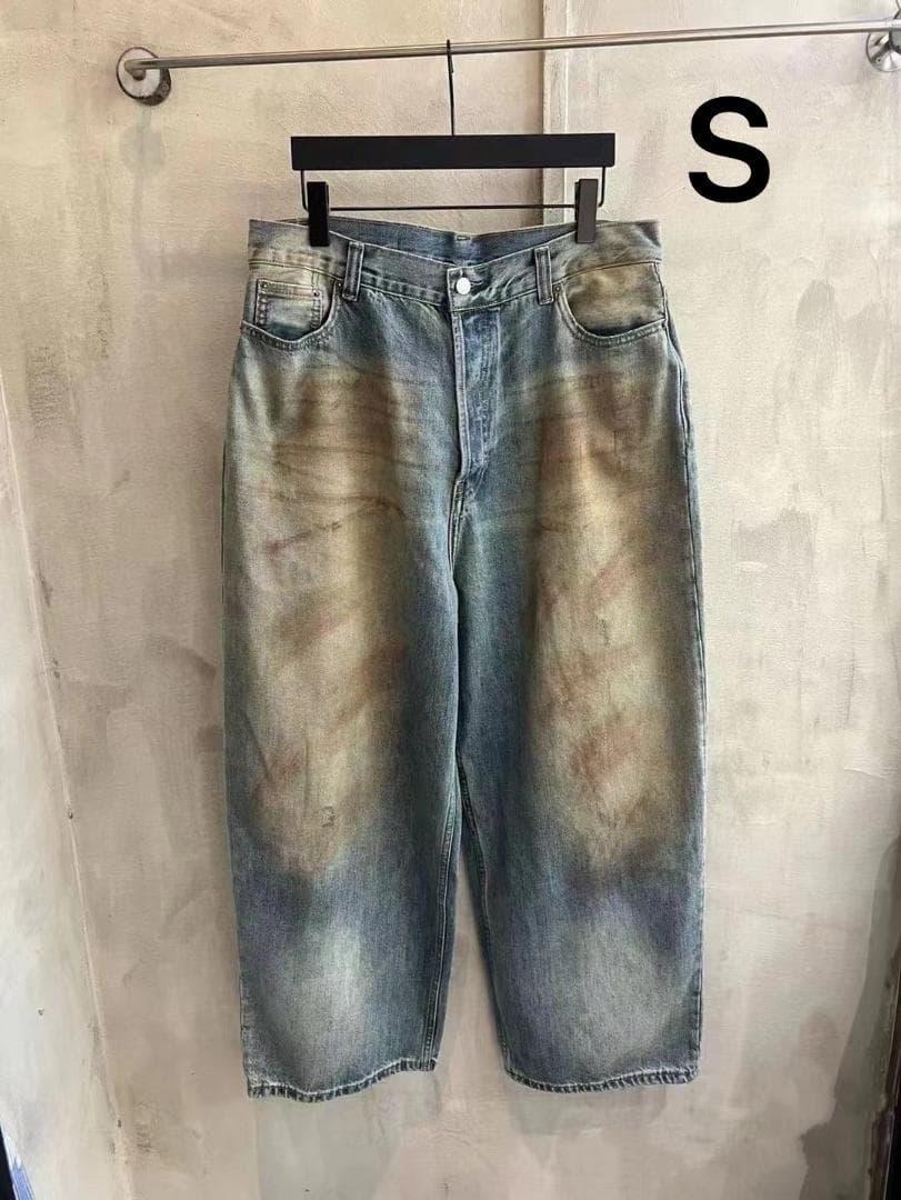 本日発送Acne Studios ワイドレッグデニムS