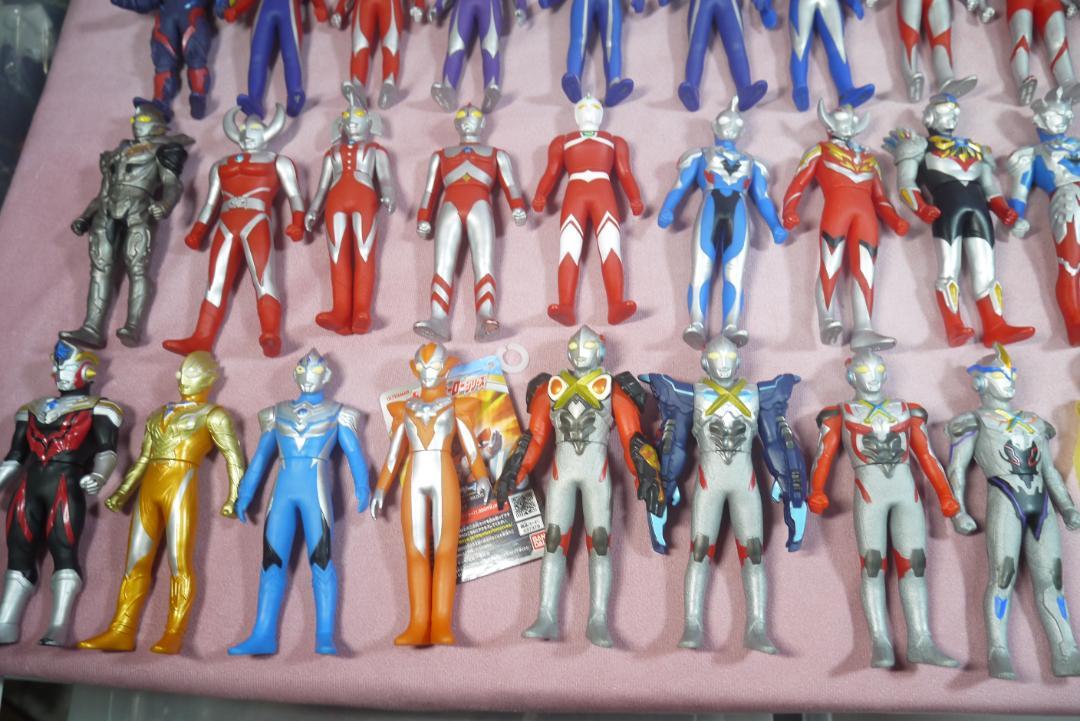 ウルトラヒーローシリーズ500　ウルトラマン　ソフビ　60体セット ウルトラヒーローシリーズ500 ウルトラマン ソフビ 76体セット