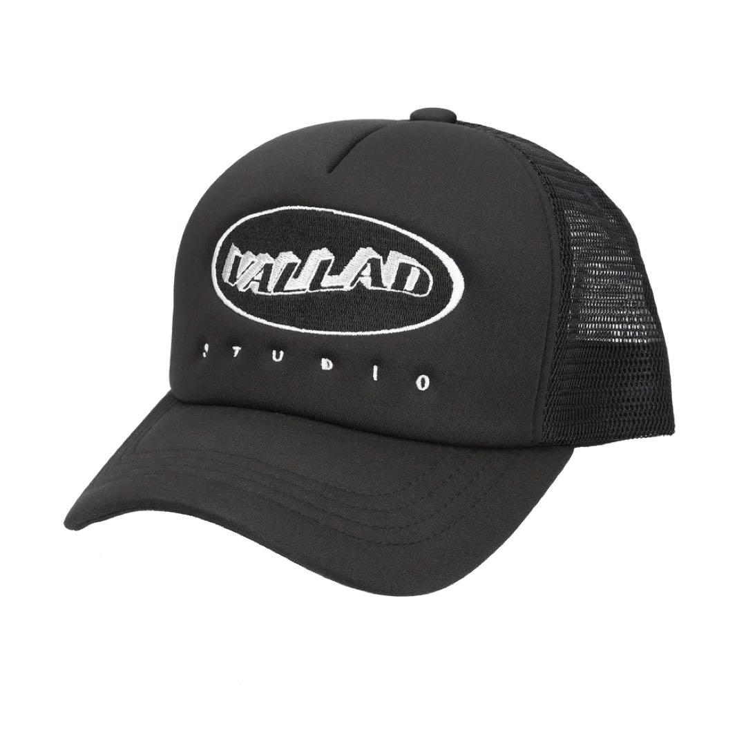 VALLAD LOGO MESH CAP 2025 キャップ 黒vallad