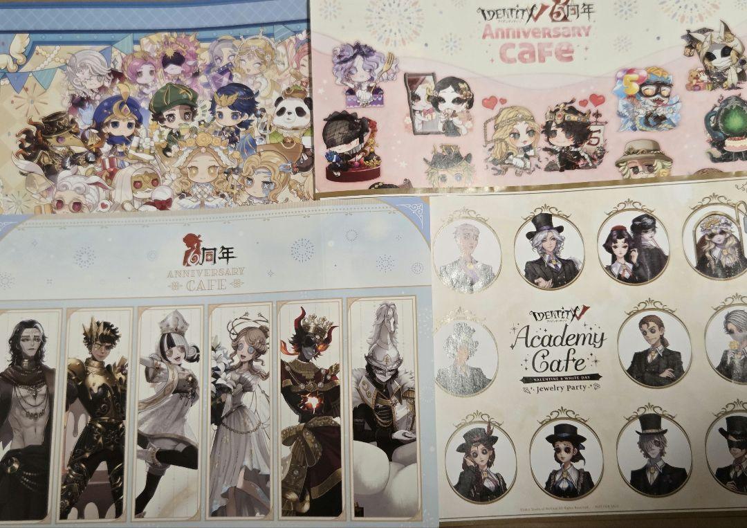 【送料無料/新品】 第五人格 ランチョンマット スイーツパラダイス まとめ② おまけ付き ポスター