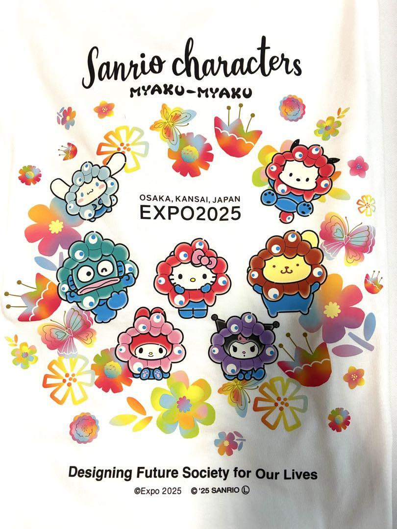 EXPO2025 大阪関西万博 サンリオキャラクターズ Tシャツ XLサイズ