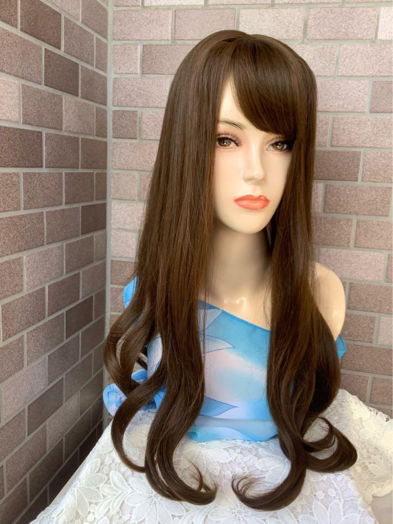 部分 ウィッグ ロング カール ヘアピース かつら セミロング　かめちゃん