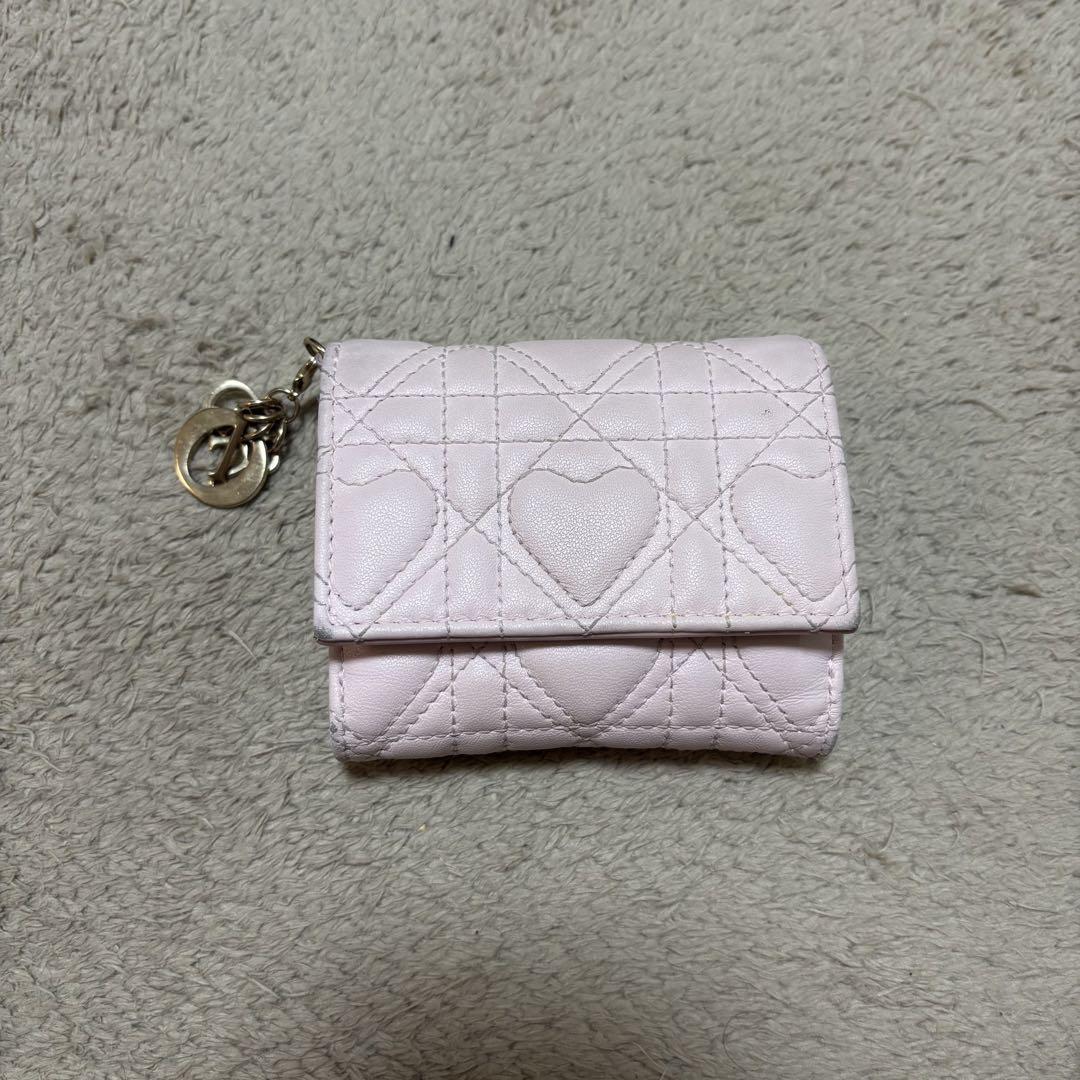 Dior ハートキルティング 財布 コインケース - メルカリ