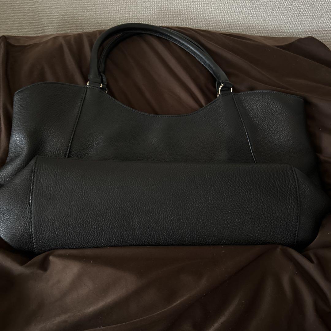 ★値下げしました★Tory Burch ブラックレザートートバッグ