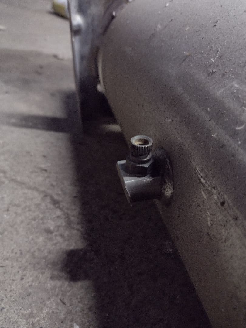 ACCステンレス製エアタンク加工品傷や汚れあり