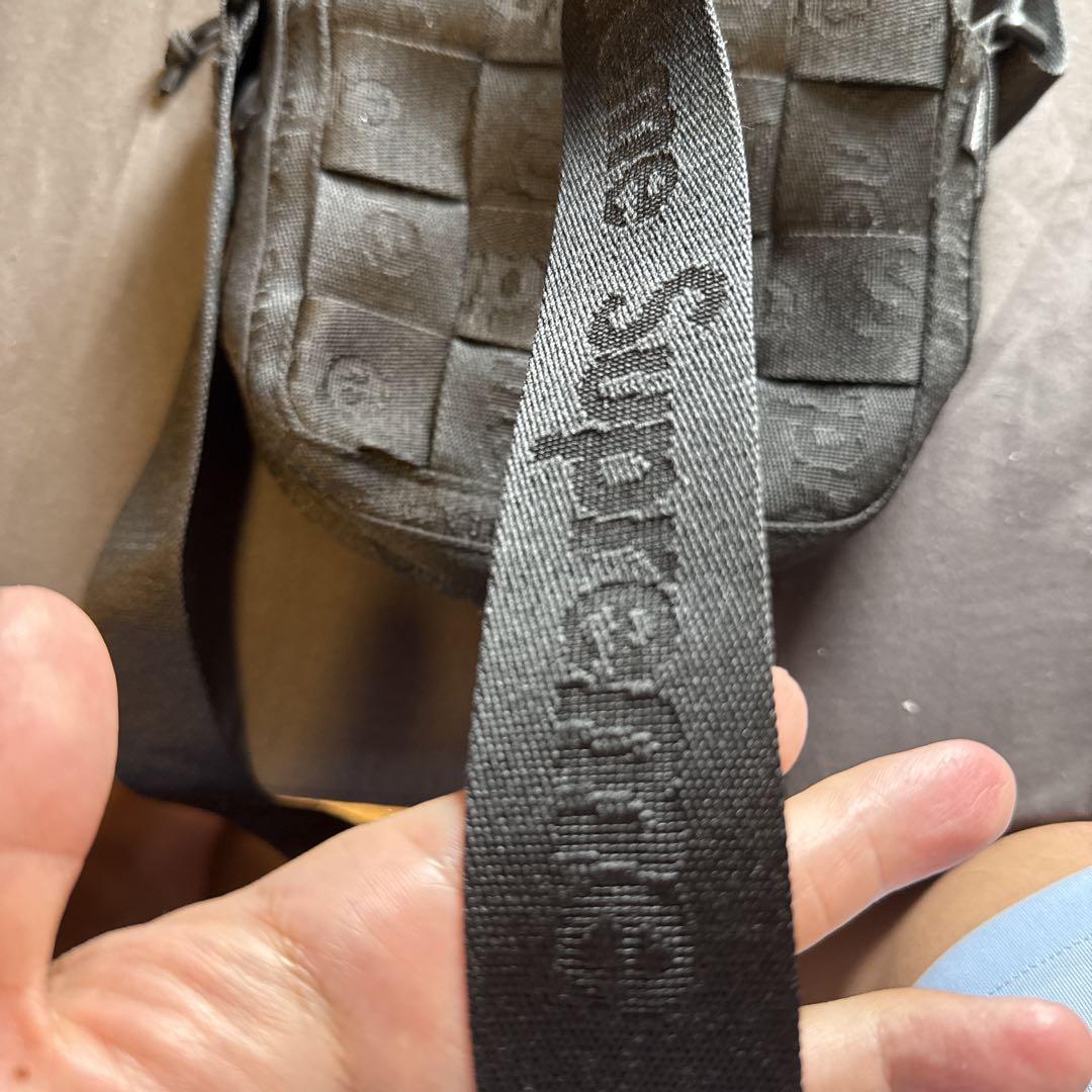 ダ*ン様 supreme Woven Shoulder Bag ブラック