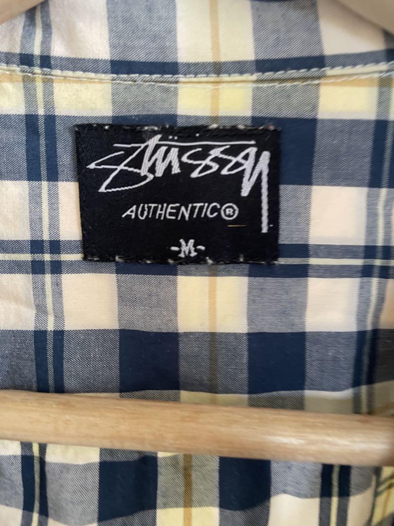 Stussy 半袖チェックシャツ Mサイズ