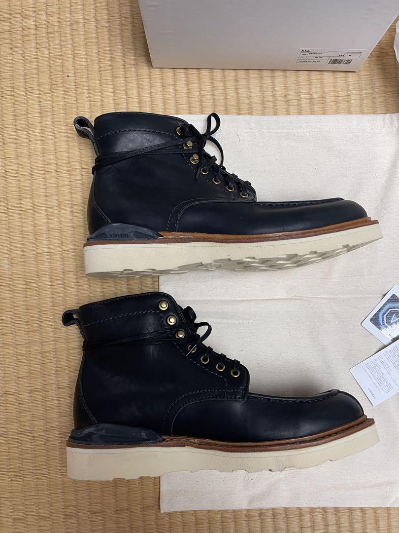 未使用 Visvim Armiger-Folk Blk 27 Boots ブーツ