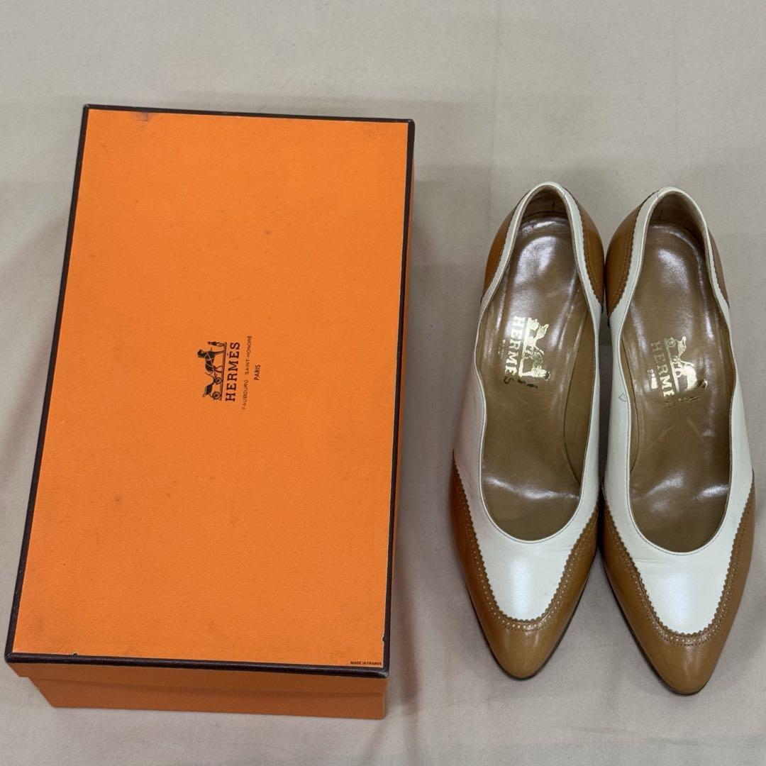 HERMES パンプス エルメス ハイヒール レディース 23.0