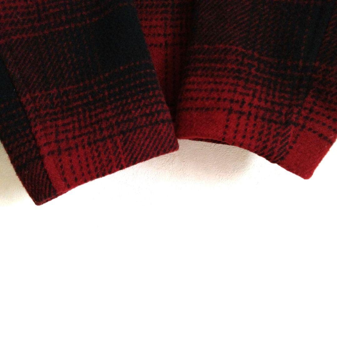 【FIDELITY】USA製　PEA COAT　ピーコート　チェック柄　Ｍサイズ