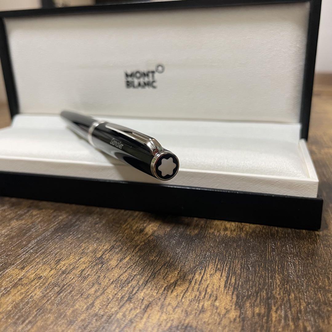 ☆即筆記可☆モンブラン ジェネレーション　ローラーボール　キャップ式　黒×金 MONTBLANC - ☆即筆記可☆モンブラン ジェネレーション ローラー