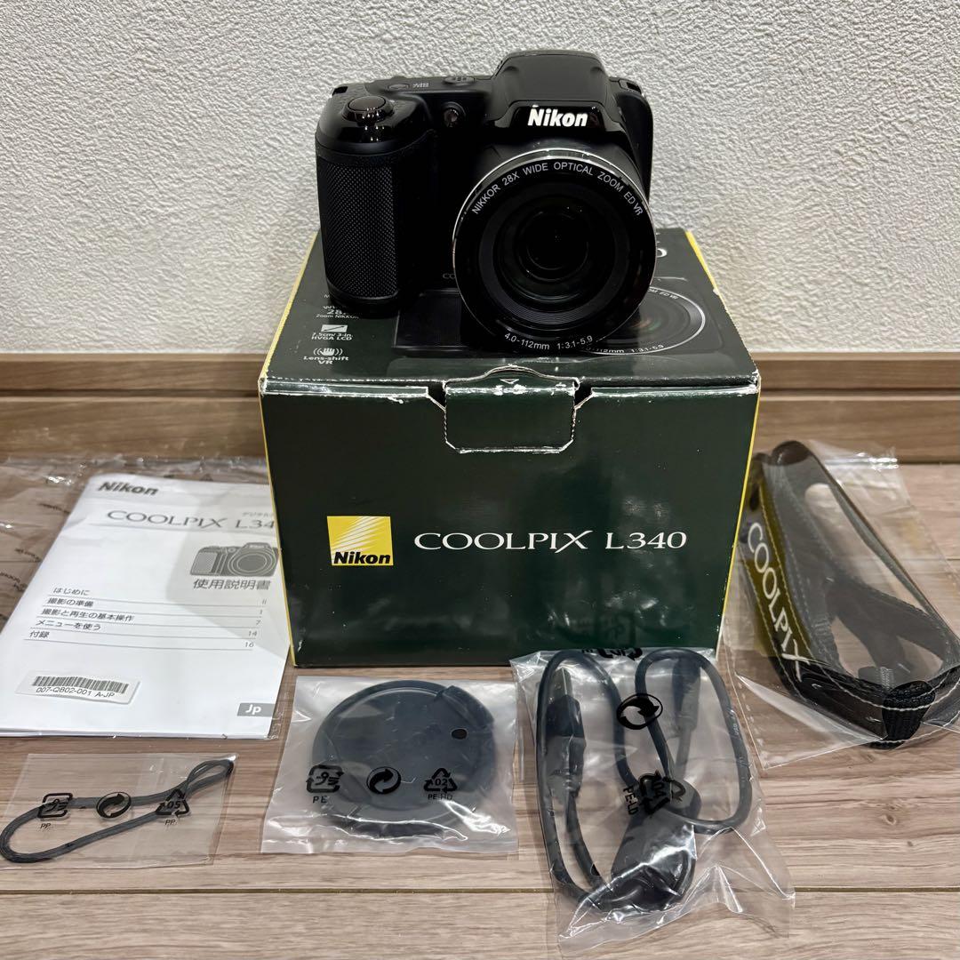 中古美品　Nikon COOLPIX L340 デジタルカメラ Amazon | Nikon Coolpix l340 20.2 MPデジタルカメラwith 28 x