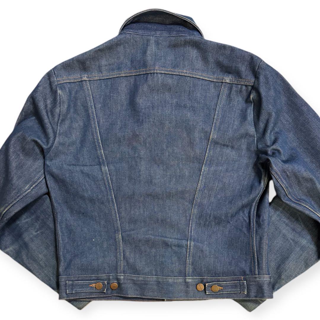 濃紺 Wrangler 80s USA製 三角タグ 126mj デニムジャケット 画像2