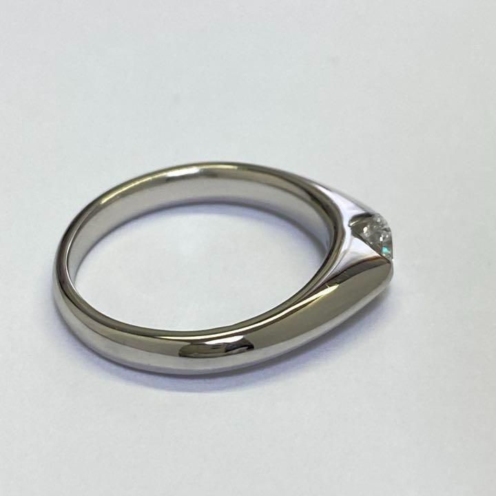 Pt900　高品質ダイヤモンドリング　D0.283ct　サイズ8号　5.2g