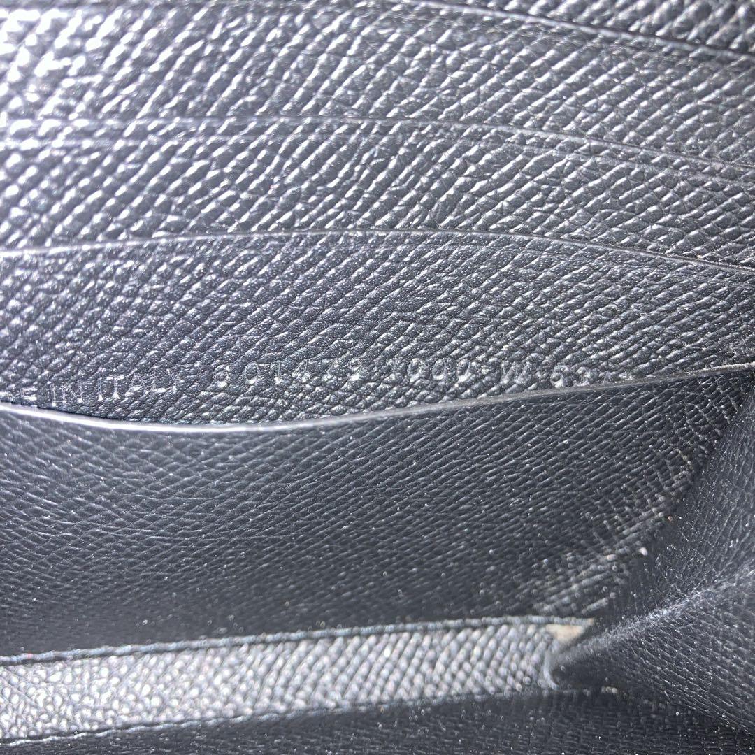 BALENCIAGA　バレンシアガ 601479　レザー 二つ折り 長財布　黒系