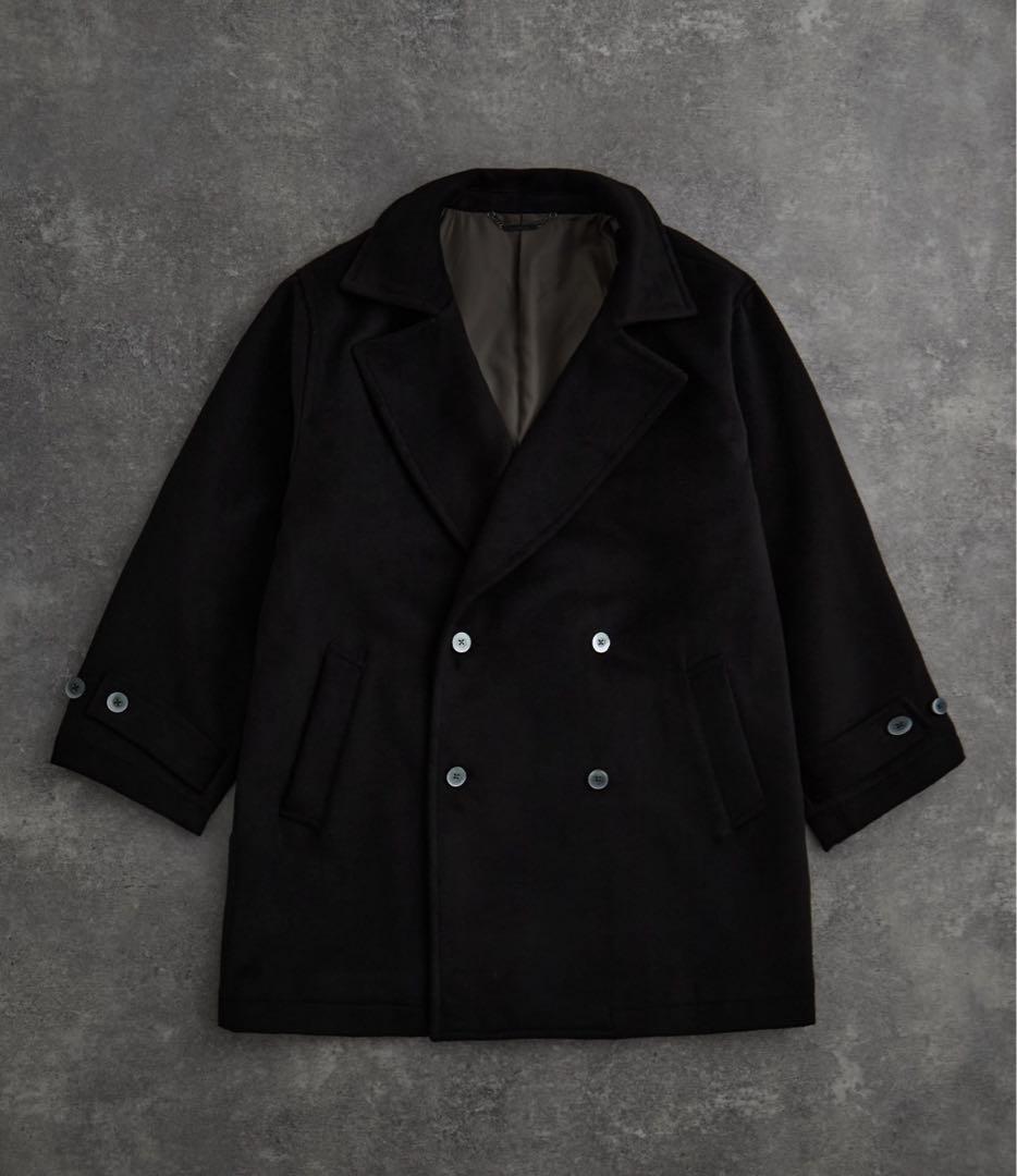 【ADRER】　Beaver melton over P-coat