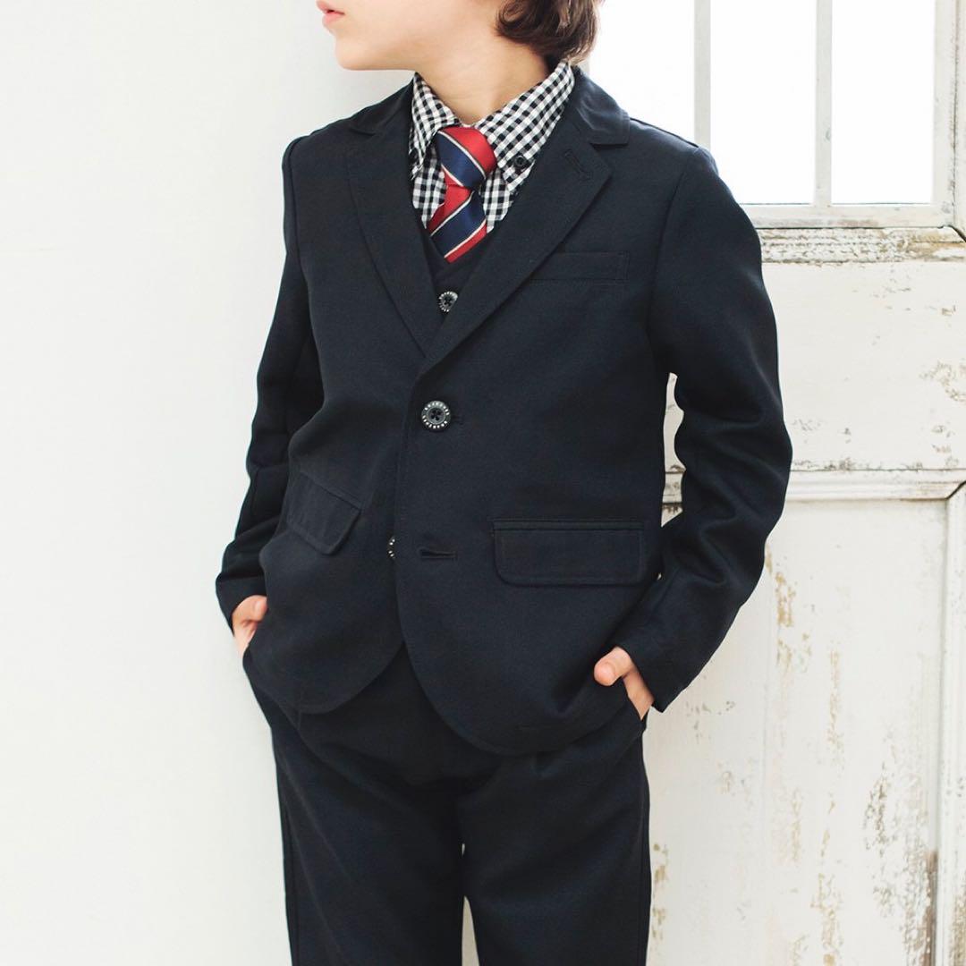 branshesブランシェス スーツセット（ベスト付） ＋ 靴セット　卒園、入学