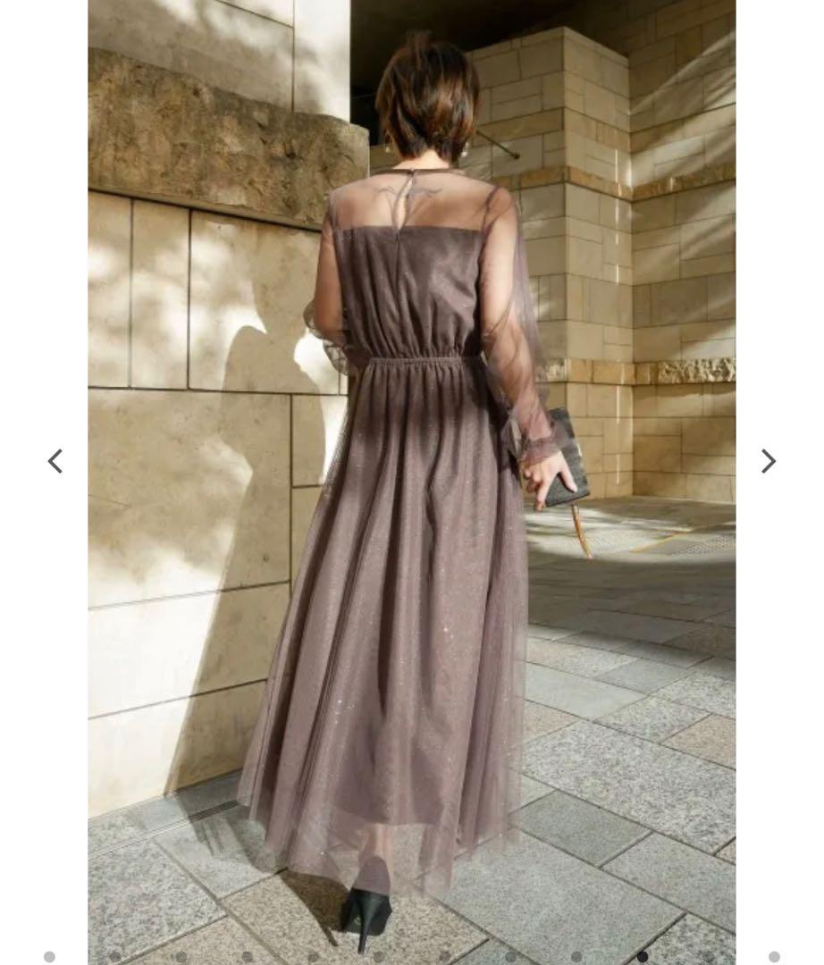 新品　My shawty milano lame day dress　ドレス
