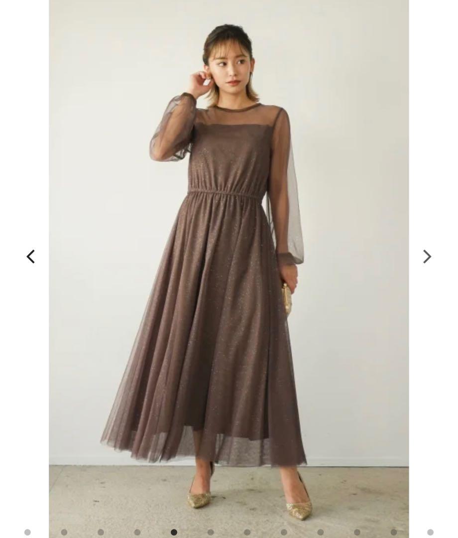 新品　My shawty milano lame day dress　ドレス