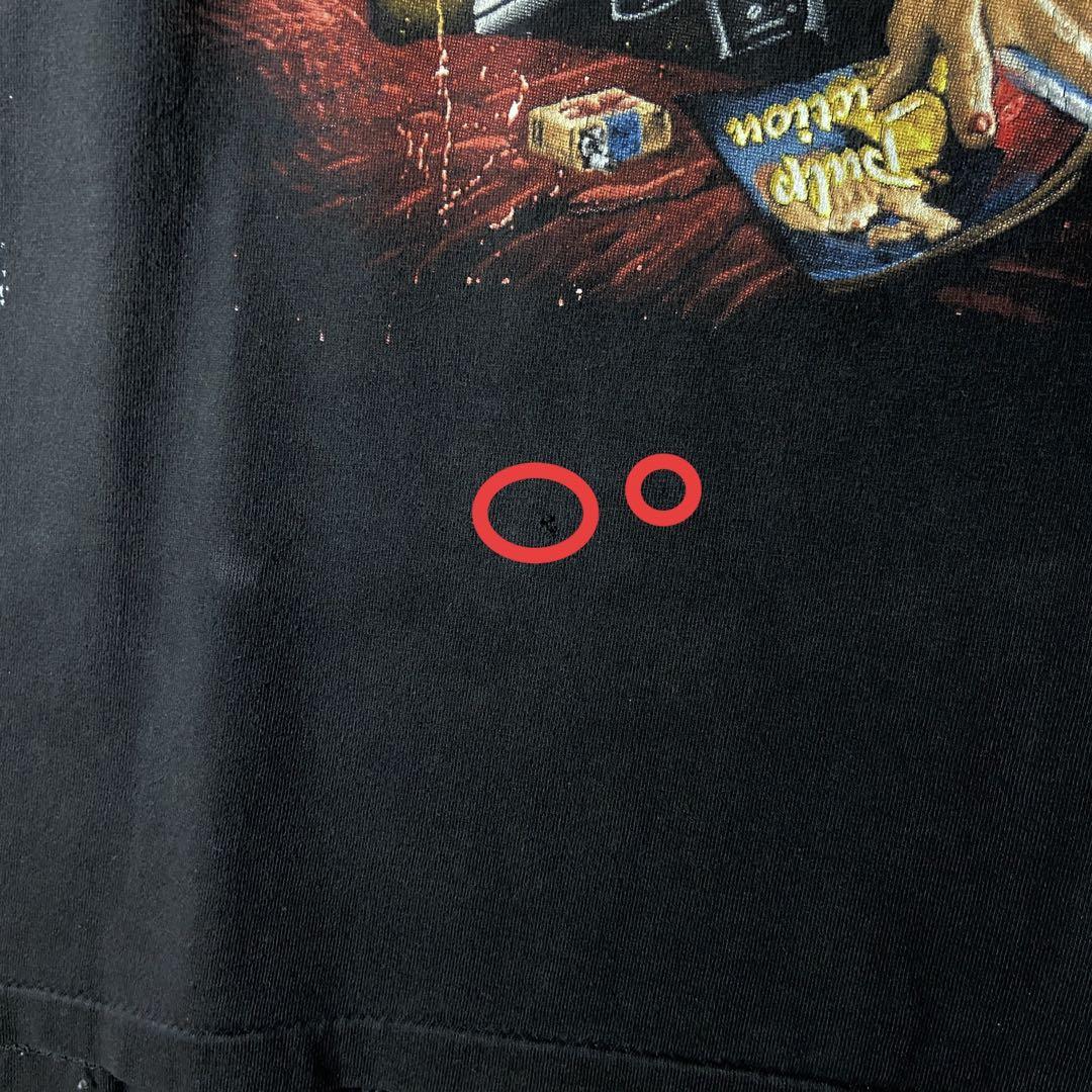 【希少】 ドスペ 90s USA製 パルプフィクション Tシャツ ブラック XL