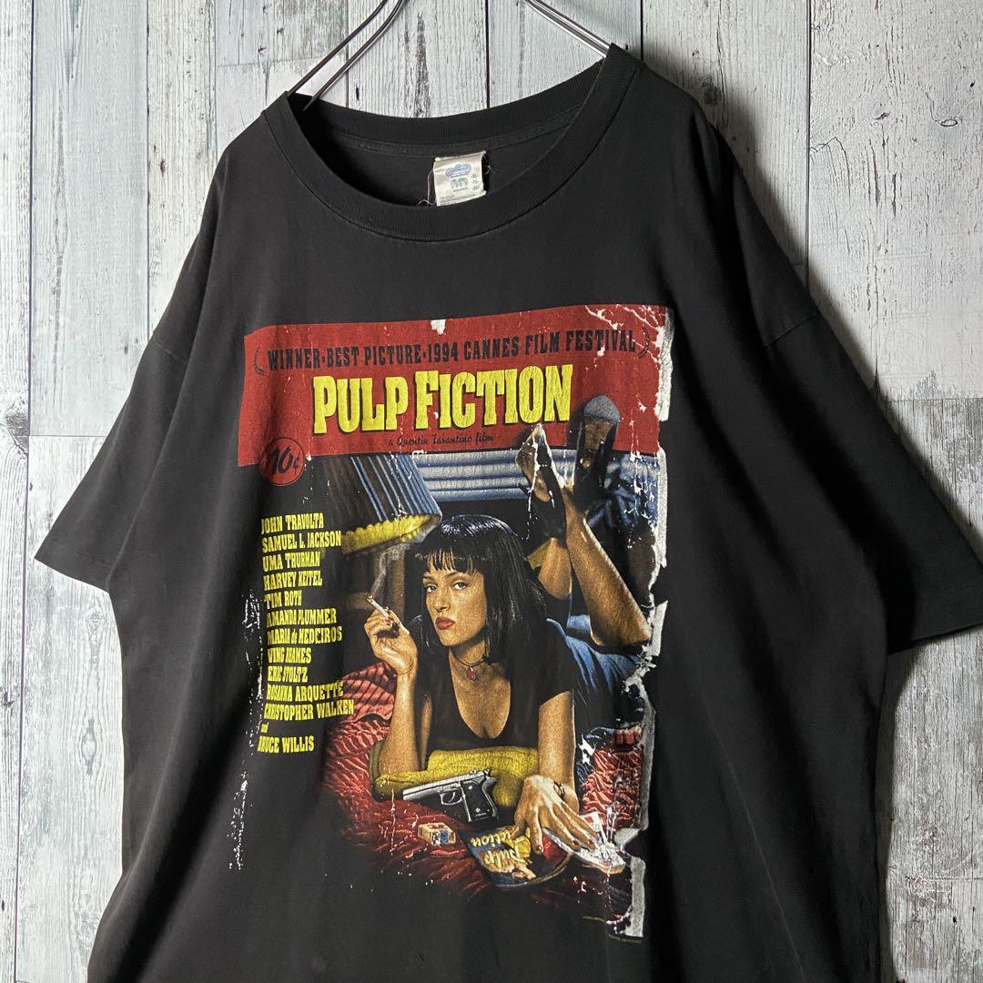【希少】 ドスペ 90s USA製 パルプフィクション Tシャツ ブラック XL