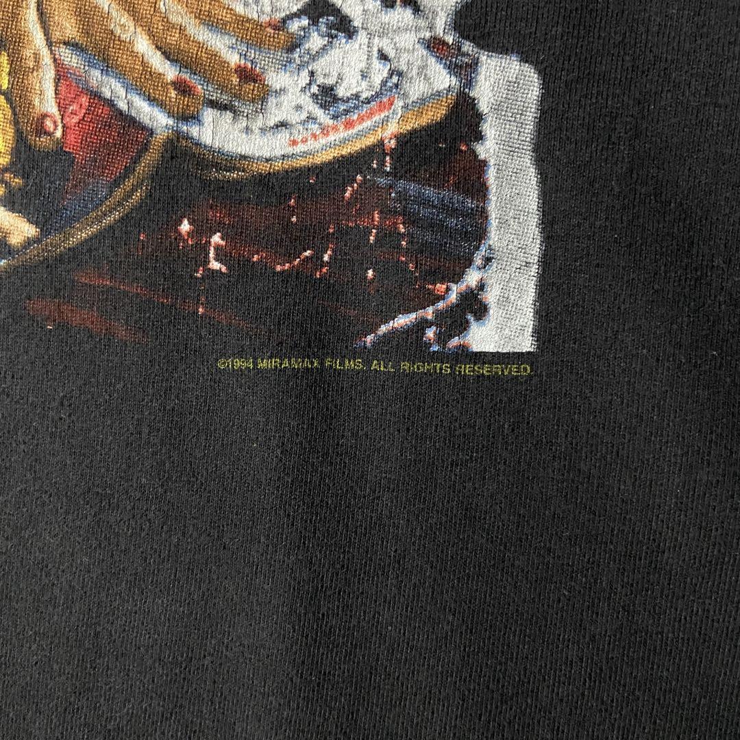 【希少】 ドスペ 90s USA製 パルプフィクション Tシャツ ブラック XL