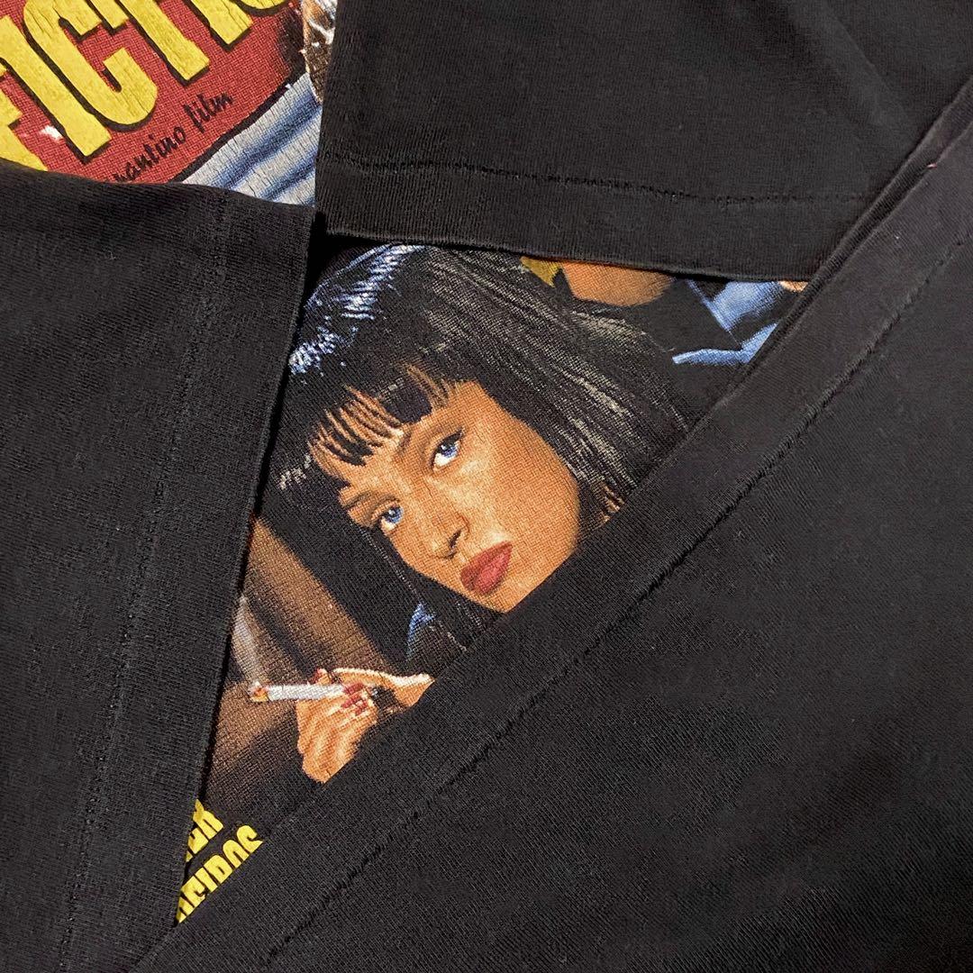 【希少】 ドスペ 90s USA製 パルプフィクション Tシャツ ブラック XL