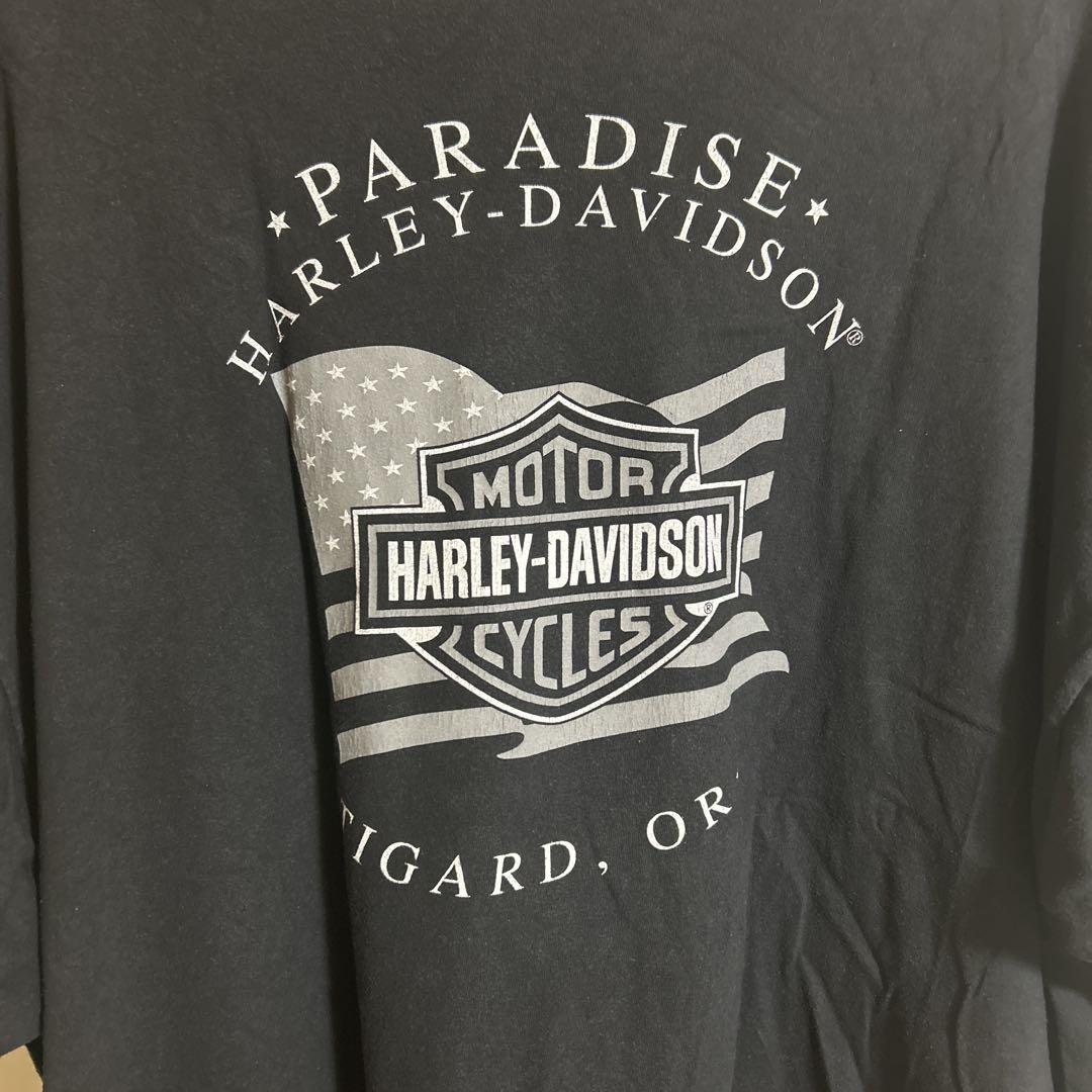 Harley-Davidson イーグル Tシャツ ブラック - メルカリ