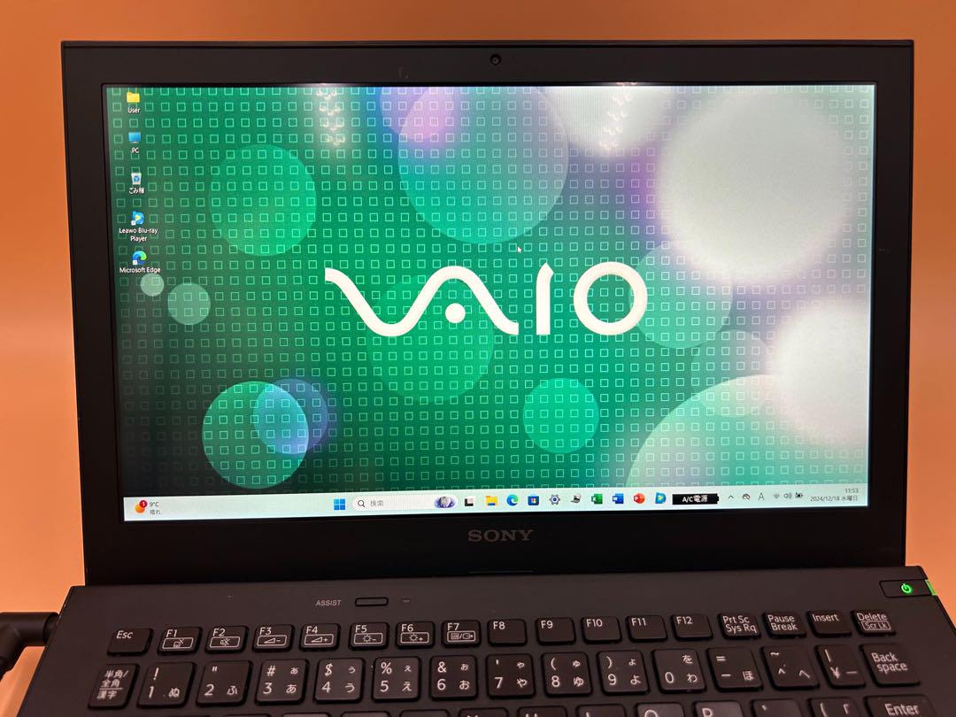 【スタミナPC】SVP1121A2J i7 8GB 500GB.拡張バッテリ