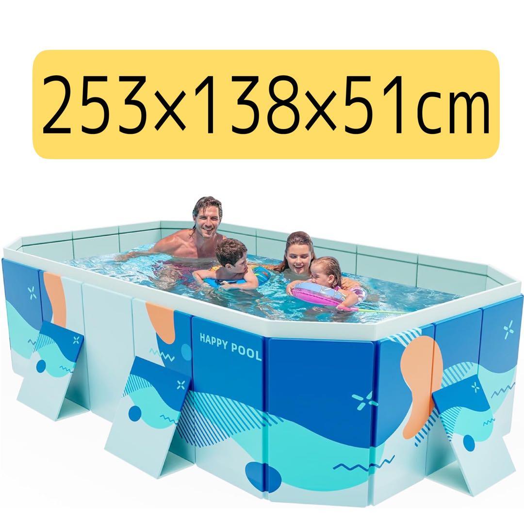 折り畳み式プール 空気入れ不要 ビニールプール 折り畳み 収納便利 ペット用