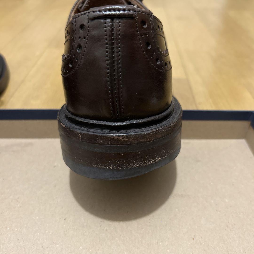 【美品】Tricker's バートンUK７ダークブラウン