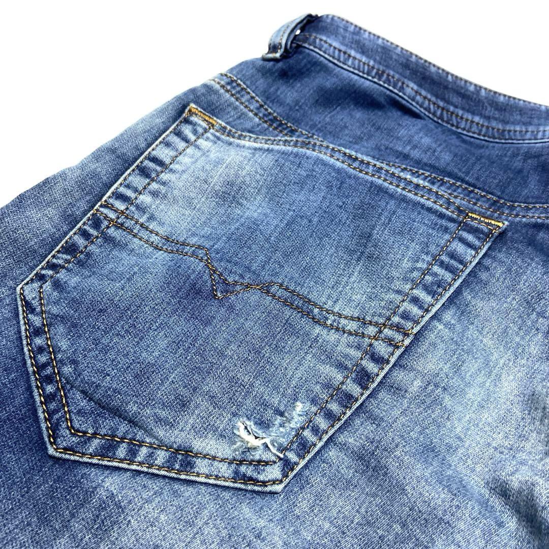 ディーゼル　ジョグジーンズ　ダメージ加工　32 THOMMER-CB-NE DIESEL ダメージ加工 ジョグジーンズ THOMMER CB-NE w32 - メルカリ