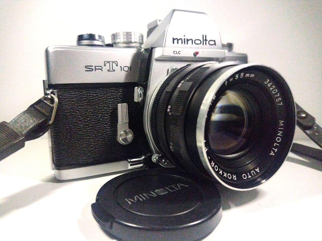 フィルムカメラ【匿名配送】 MINOLTA ミノルタ SRT101 一眼レフ フィルムカメラ