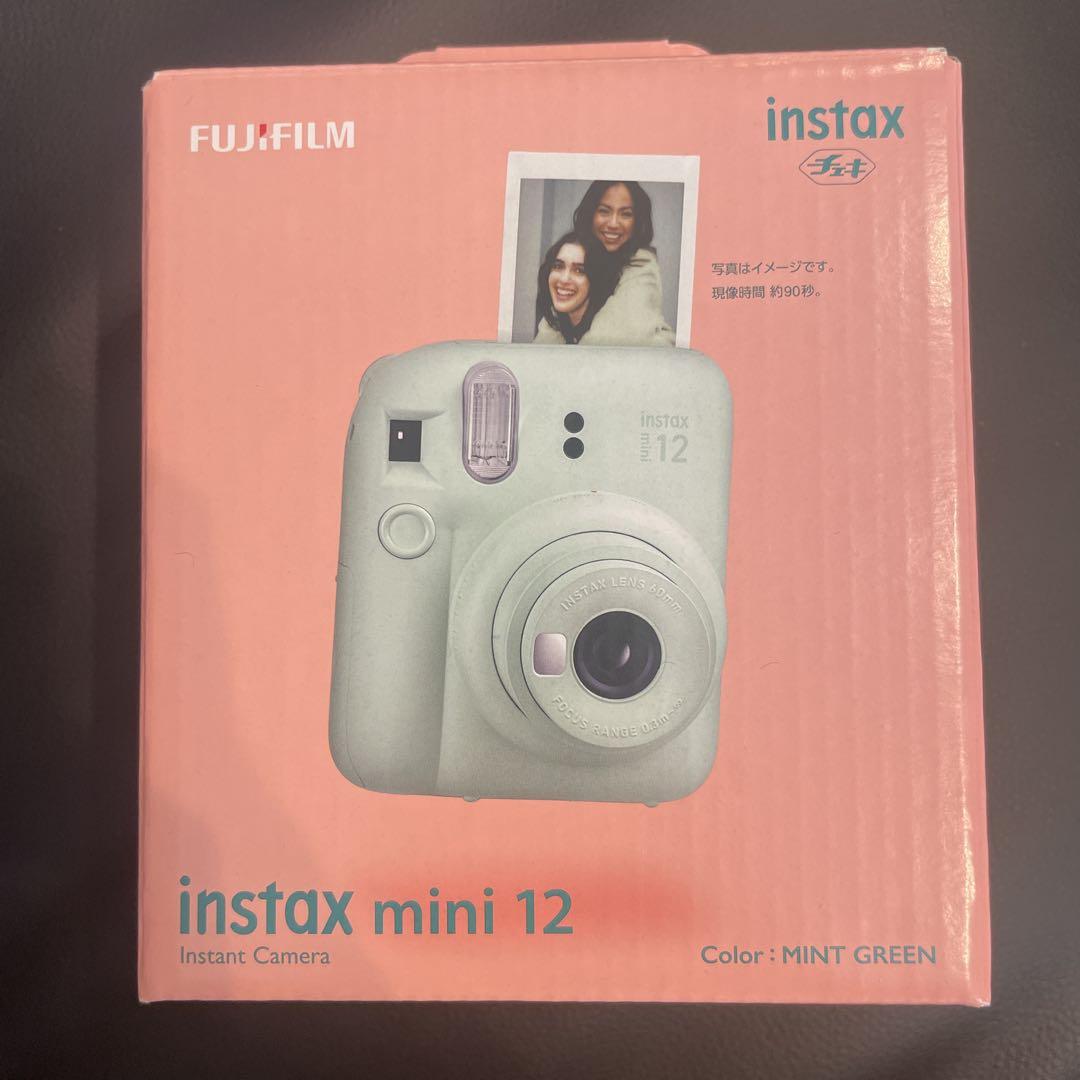 FUJIFILM instax mini 12 ミントグリーン 本体