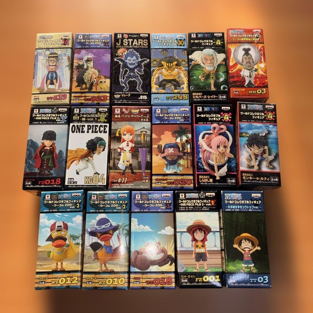ワンピース J STARS 銀魂 17種フィギュアセットBANPRESTO