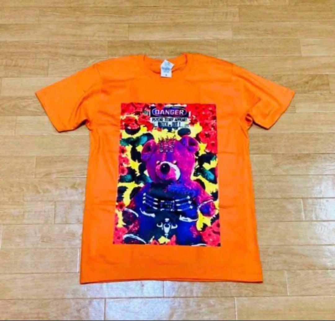 新品未着用 サイコベア Tシャツ hide M〜Lサイズ オレンジ