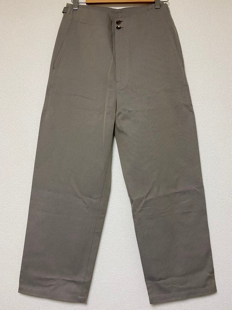 ULTERIOR アルテリア 撥水 コットン ワイドパンツ グレージュサイズ3L ULTERIOR