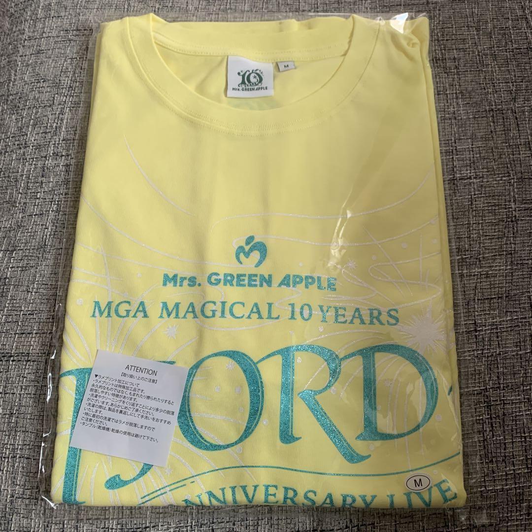 【新品未開封】ミセス フィヨルド 黄色Tシャツ 限定 限定 イエロー】Mrs GREEN APPLE ミセス フィヨルド グリッター