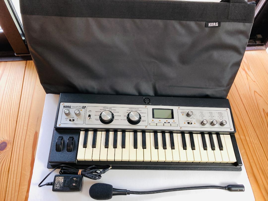 美品 動作確認済み microKORG XL シンセサイザー ボコーダー・鞄 付